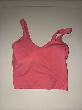lululemon athletica Pink V-Neck Crop Camisole